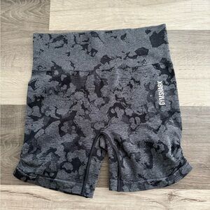 Gymshark Black and Gray Athletic Shorts